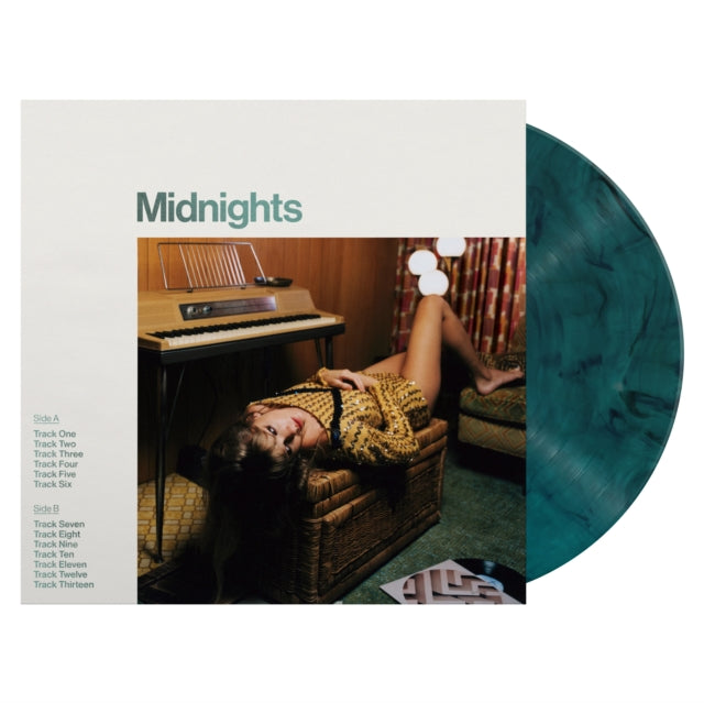 Taylor Swift Midnights Jade Green Marble Vinyl 12"