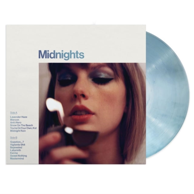 Midnights [Moonstone Blue Vinyl] by Taylor Swift (Record, 2022)