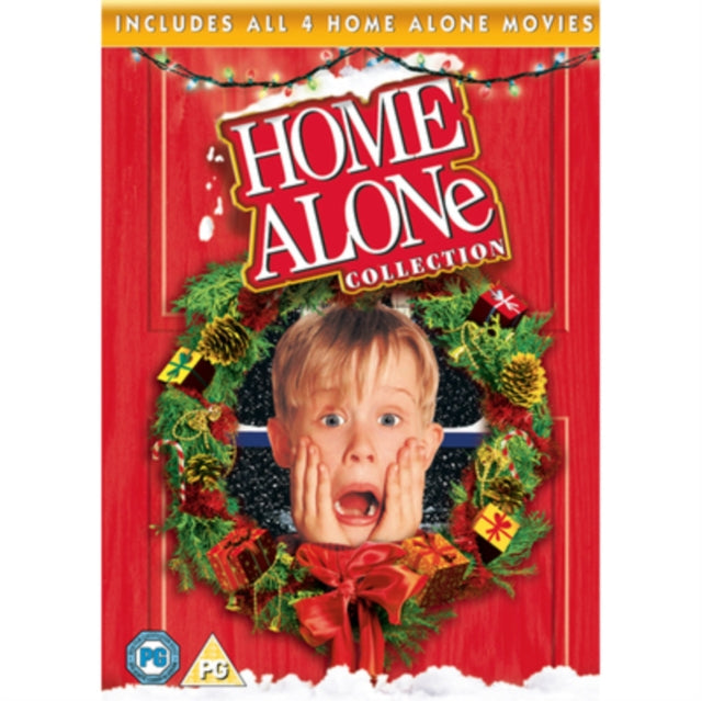 Home Alone 1-4 Collection (DVD, 2008) with collectable sleeve