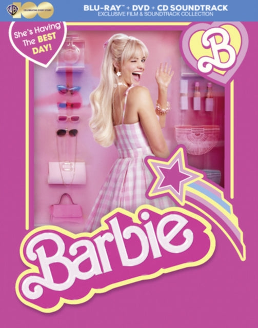 Barbie Blu-Ray + DVD + CD Soundtrack collection