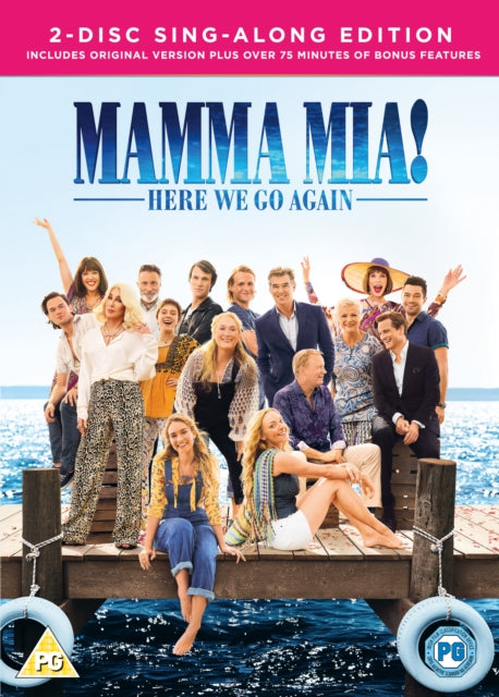 Mamma Mia Here We Go Again DVD. Two Disc Sing-Along Edition. New & Sealed.