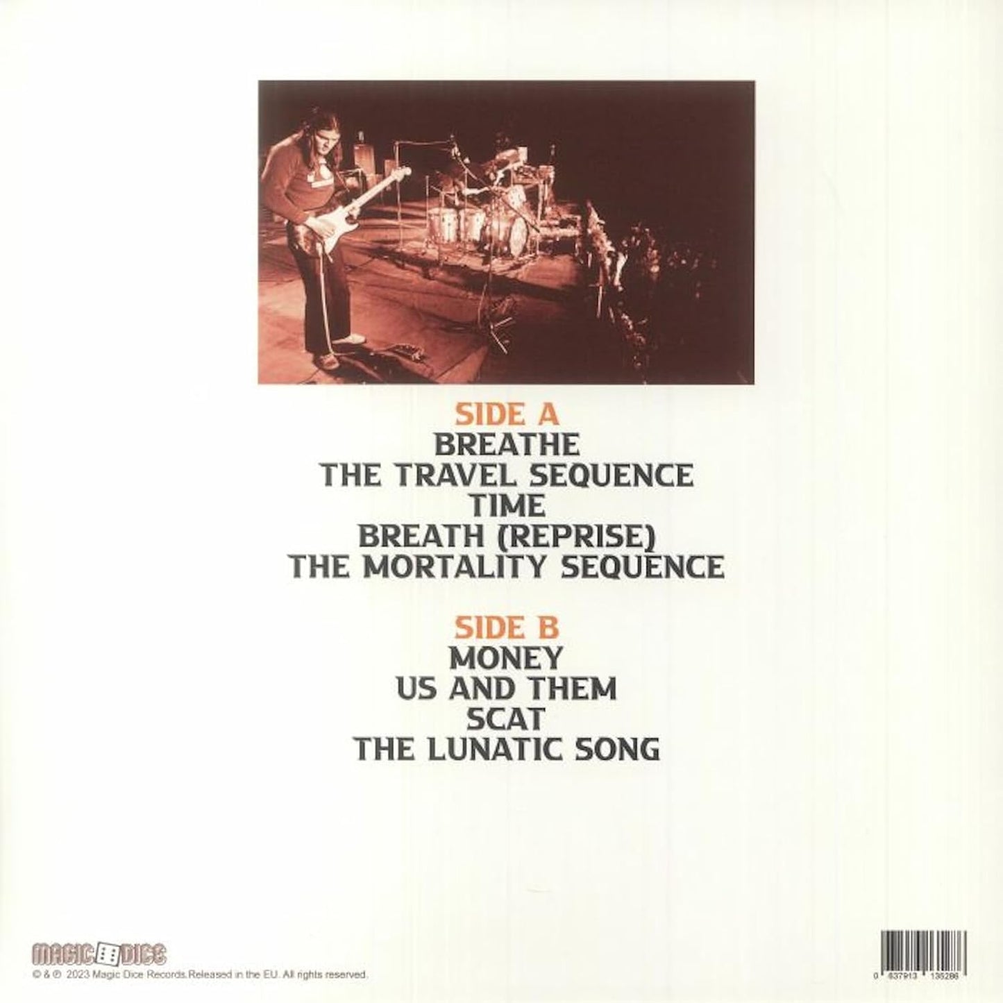 Pink Floyd - Dark Side Of The Moon Live Portsmouth 1972 12" Vinyl