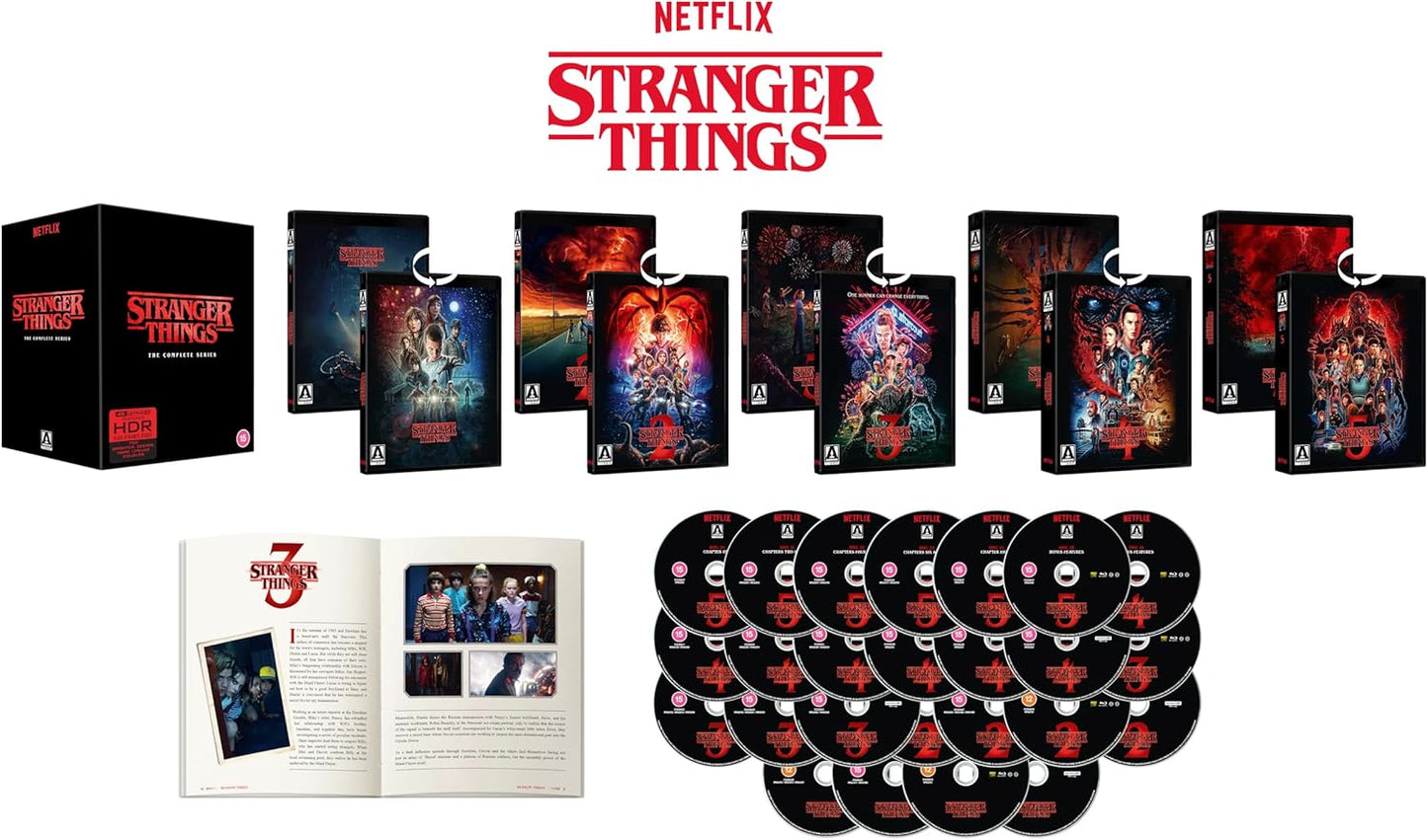PRE-ORDER: Stranger Things Complete Series 4K HDR Collection