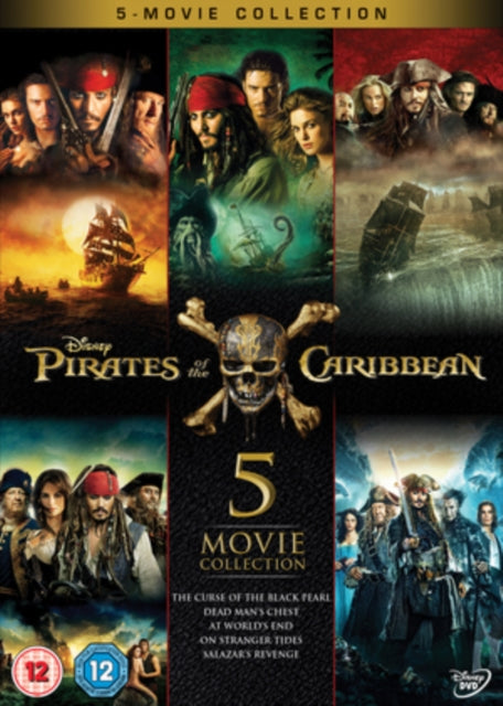 Pirates of the Caribbean: 5-movie Collection [12] DVD Box Set