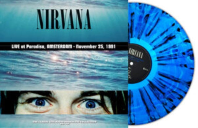 Nirvana At Paradiso. Amsterdam 1991" NEW 180 G BLUE VINYL LP NEW & SEALED