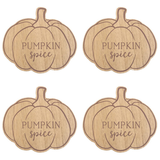 Pumpkin Spice Coaster Set (Pack of 4)