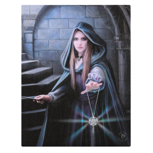 19x25cm light in the darkness Canvas Anne Stokes