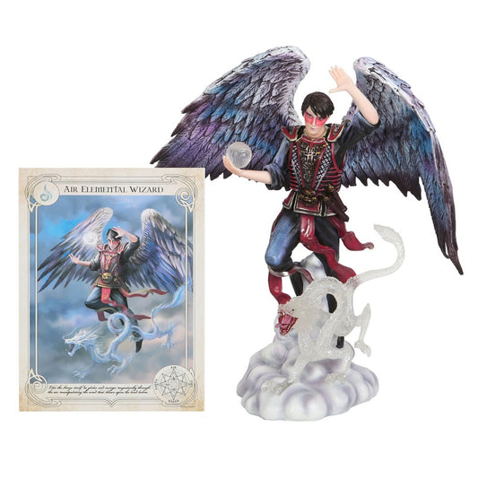 Air Elemental Wizard Figurine By Anne Stokes