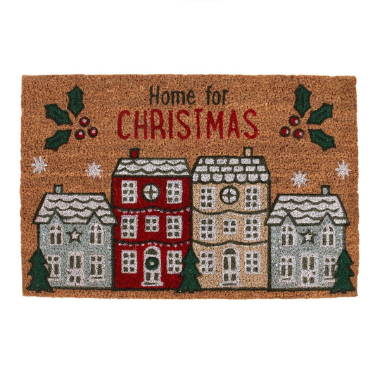 Natural Home For Christmas Doormat 60x40cm