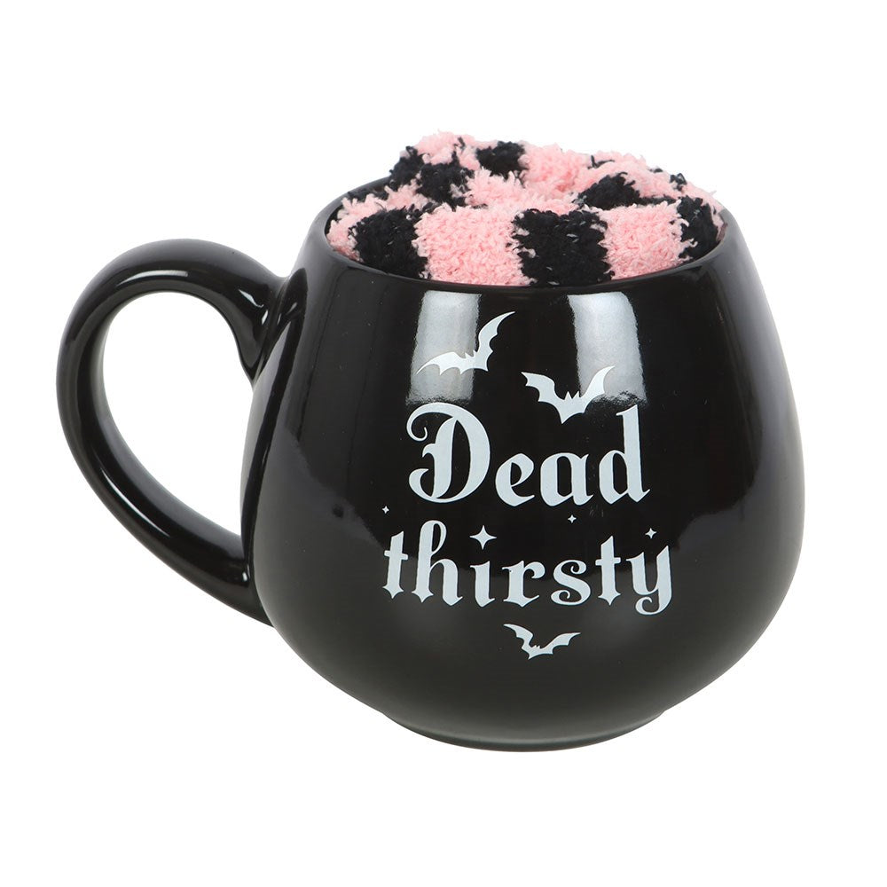 Dead Thirsty Black Mug And Socks Set