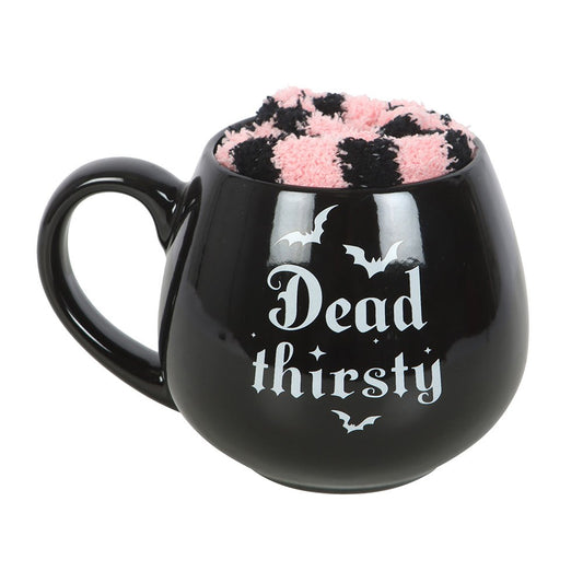 Dead Thirsty Black Mug And Socks Set