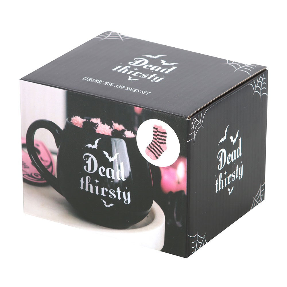 Dead Thirsty Black Mug And Socks Set