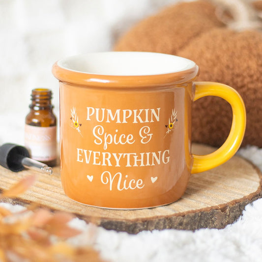 Pumpkin Spice Mug Oil Burner And Wax Warmer