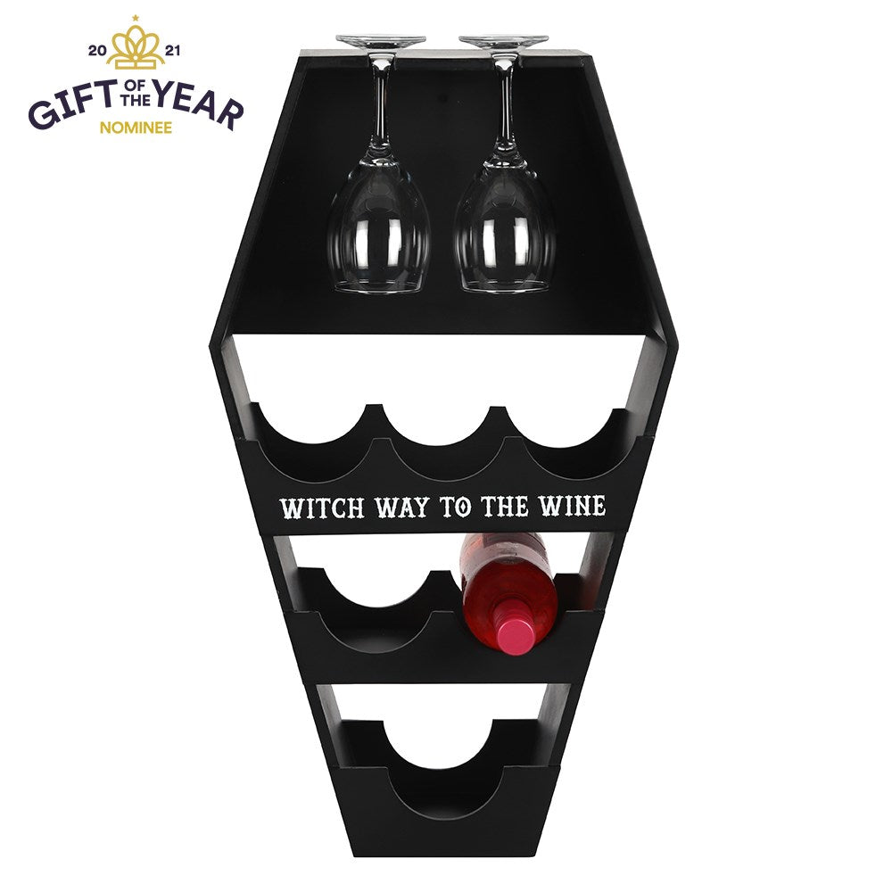 Coffin Wine Shelf 62cm