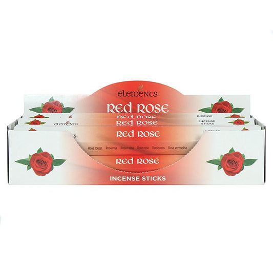 Red Rose Incense 6PK