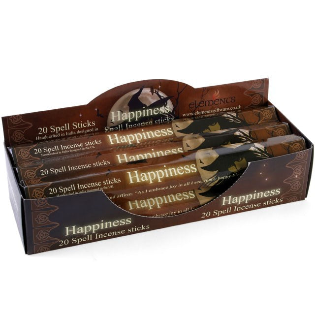 Happiness Incense Sticks 6 Packs of 20 sticks