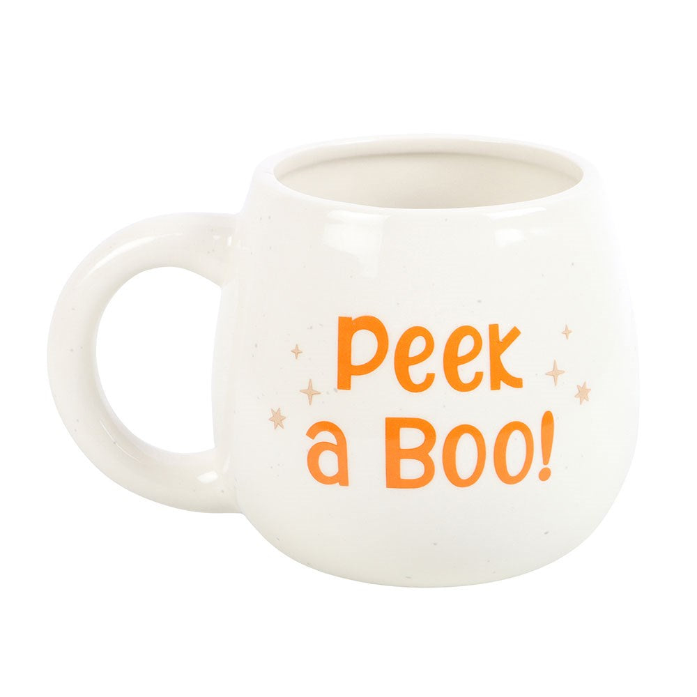 Peekaboo Ghost Rounded Mug 9.4cm