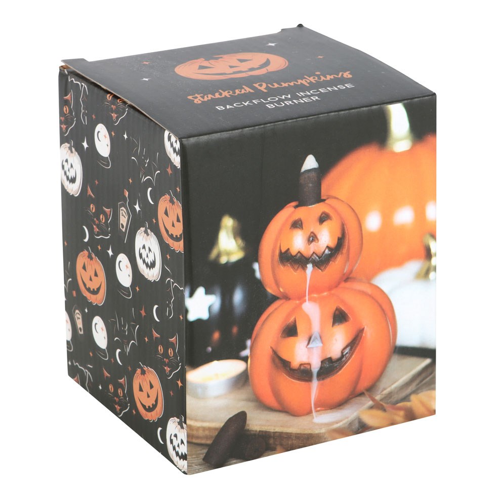 Stacked Pumpkins Backflow Incense Cone burner
