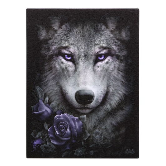 Wolf Roses Canvas 19x25xcm
