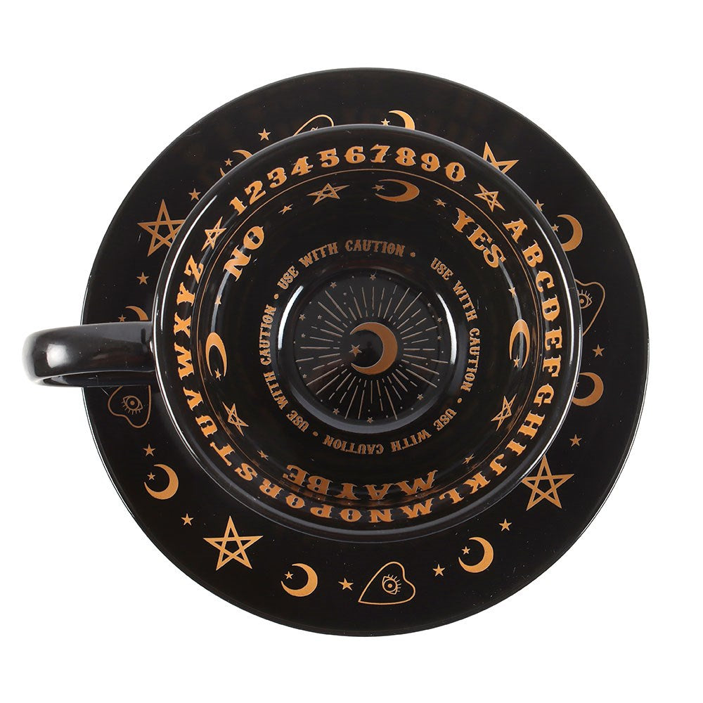 Talking Board Black Magic teacup and Saucer