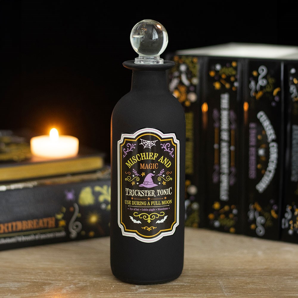 Mischief And Magic Glass Bottle