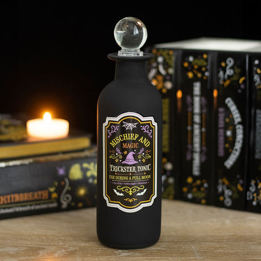 Mischief And Magic Glass Bottle